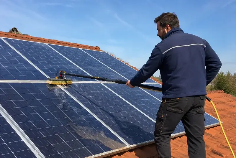 Nettoyage et entretien de panneaux solaires à Brielles